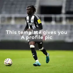 Profile pic template