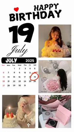 birthday 19 July