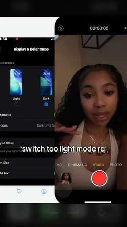 switch to light mode