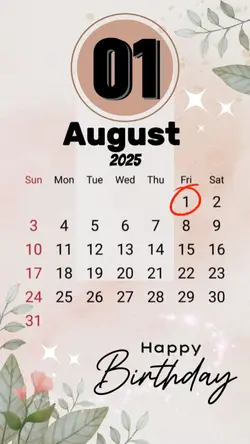 birthday 01 August