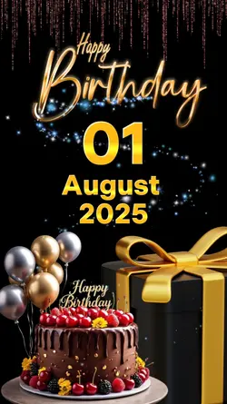 birthday 1 Aug 2025