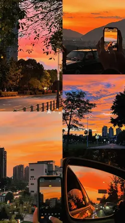 5 pics sunset 