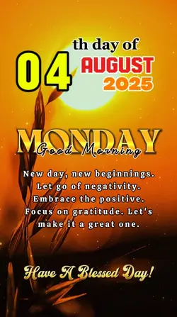 Monday, August 04