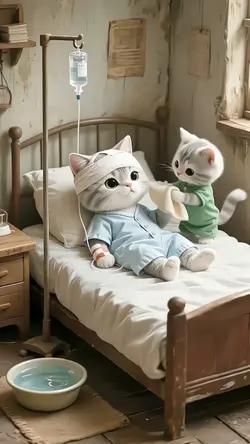 Cat sick
