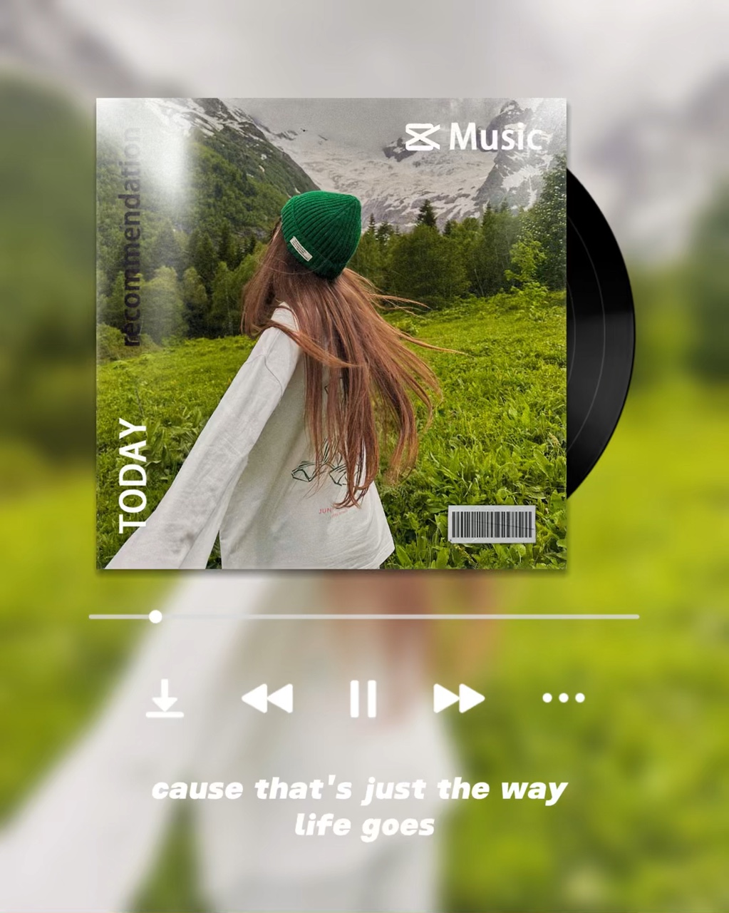 capcut template cover