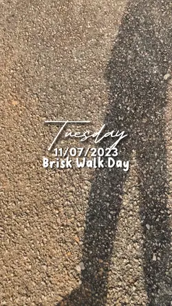 Brisk walk day 🚶🏻‍♂️
