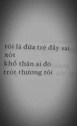 Tôi là đứa trẻ đầy
