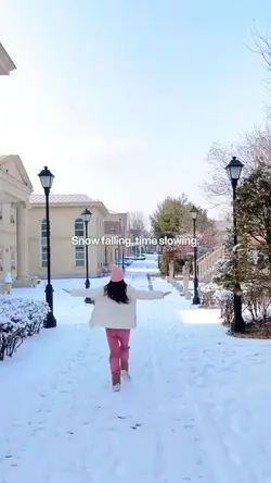 snow falling 