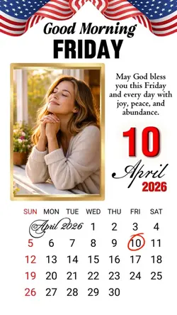 Friday 10 April 2026