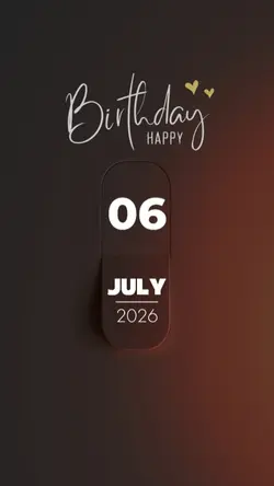 BIRTHDAY 06 JULY