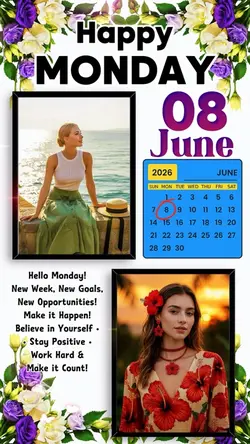 Monday 8 June 2026