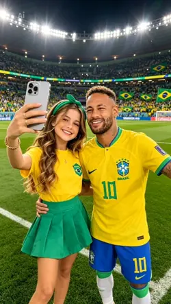 selfie com Neymar