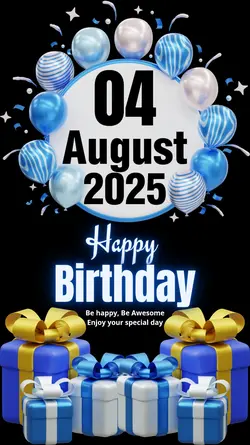 Birthday 4 August