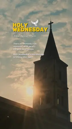 Holy Wednesday 🙏