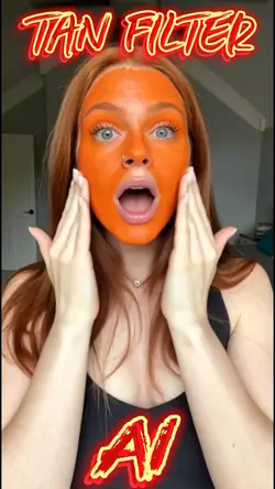 AI ORANGE TAN FACE