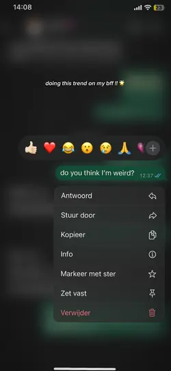 do u think im weird?