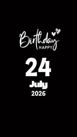 Hbd 24 July 2026