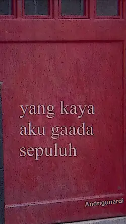 NO MIRROR ORANG KAYA