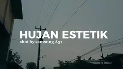 hujan estetik