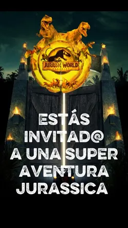 Invitación jurassic