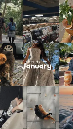 glimpse of january