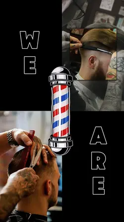 WE ARE OPEN - BARBER