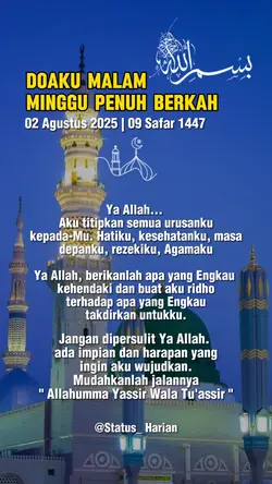 doaku malam minggu