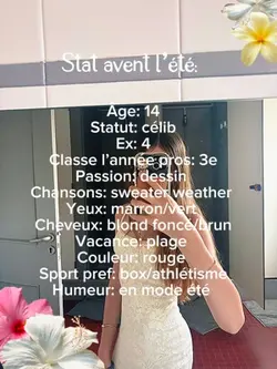 Stat avent l’été 