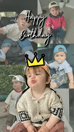 Birthday baby boy