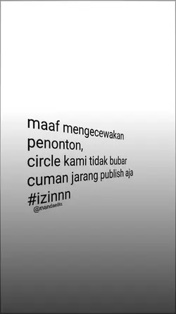 maaf mengecewakan