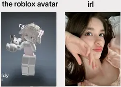 Roblox ava vs irl