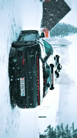 Porsche snow edit
