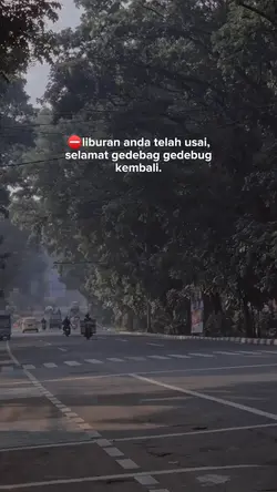 liburan telah usai