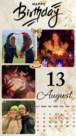 HBD 13 AUGUST