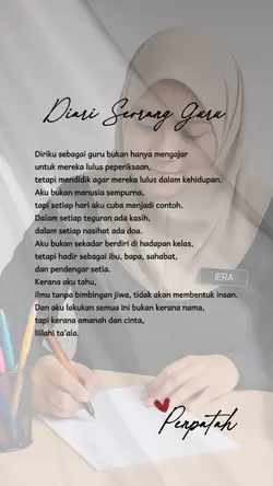 Diari Seorang Guru