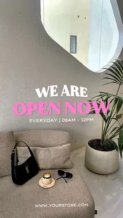 story : we are open 