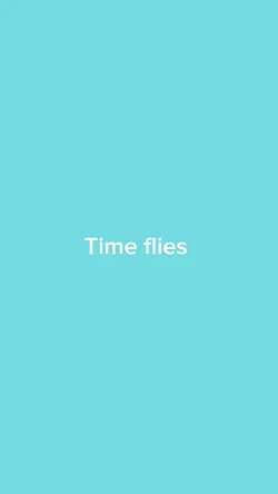 Time flies