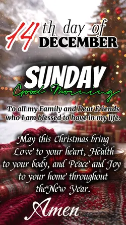 14th day of december