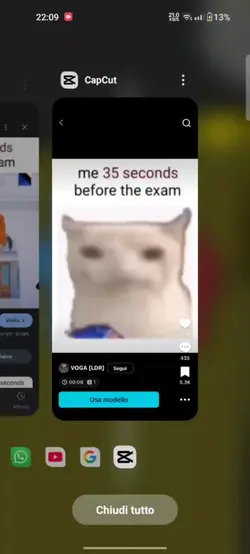 Me before the exam