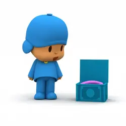 pocoyo buka kotak