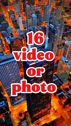 16 video or photo 