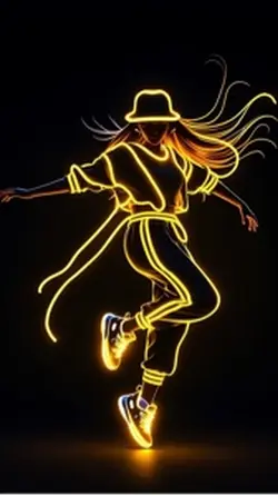 Fluorescent Dance