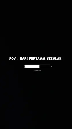 hari pertama sekolah