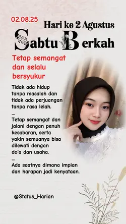sabtu berkah