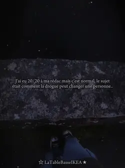 TW : drogue