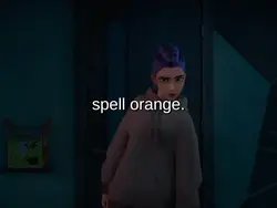 spell orange..