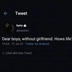 how's life w/o gf?
