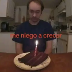 Me niego a crecer.