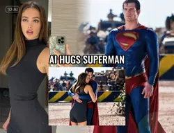 Hugging Superman 
