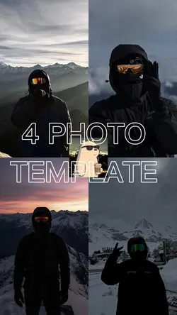 4 PHOTO TEMPLATE 